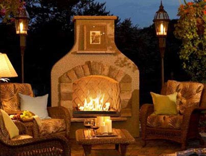 Outdoor Gas Fireplace edmonton