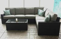 Sectional patio set