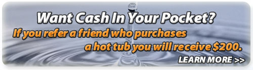 affordable Edmonton hot tub referral bonus